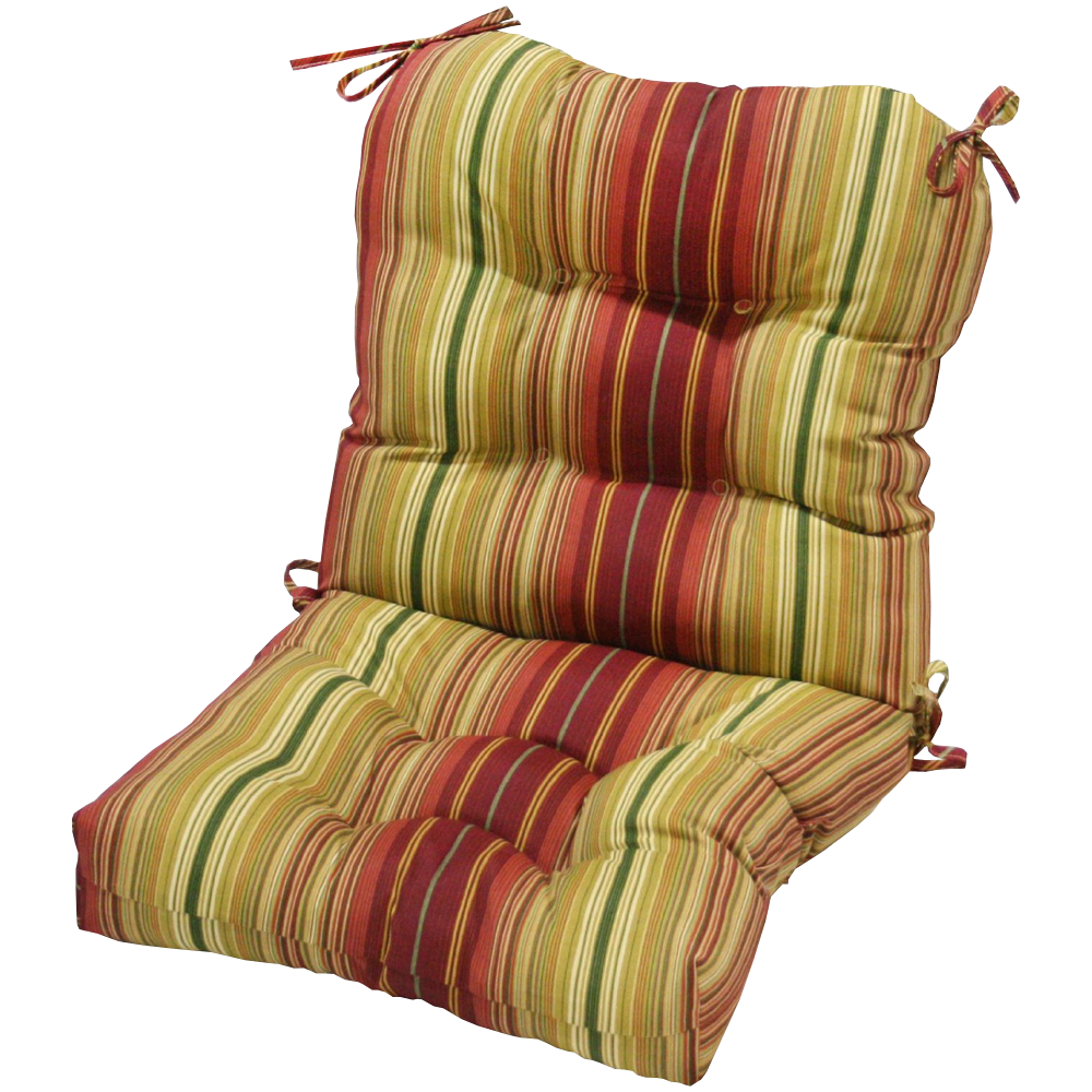 Greendale Home Fashions Indoor Outdoor Seat Back Chair Cushion