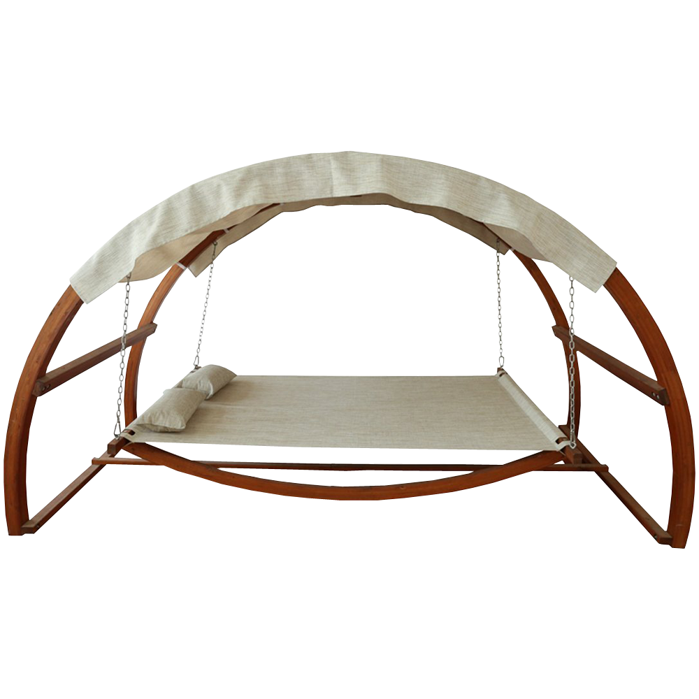 Leisure Season SBWC402 Swing Bed with Canopy