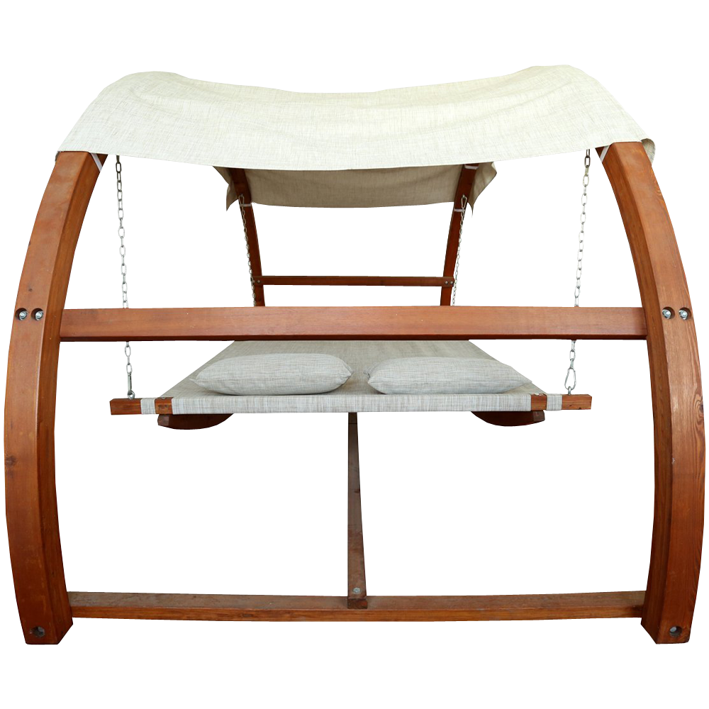 Leisure Season SBWC402 Swing Bed with Canopy