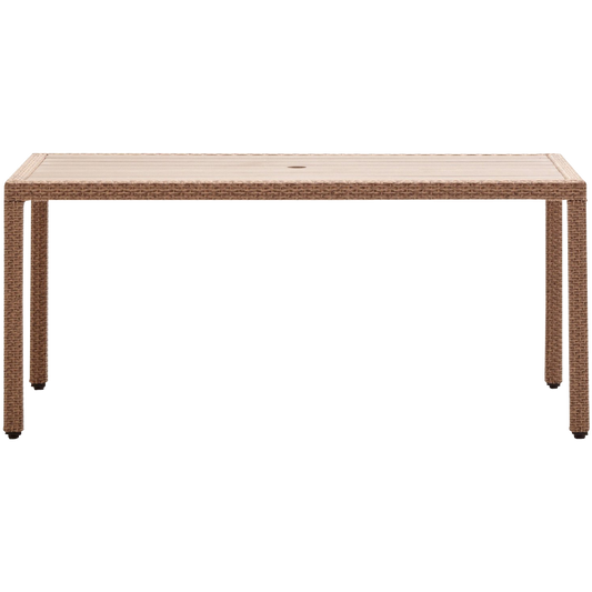 Strathwood Griffen All Weather Wicker and Resin Dining Table
