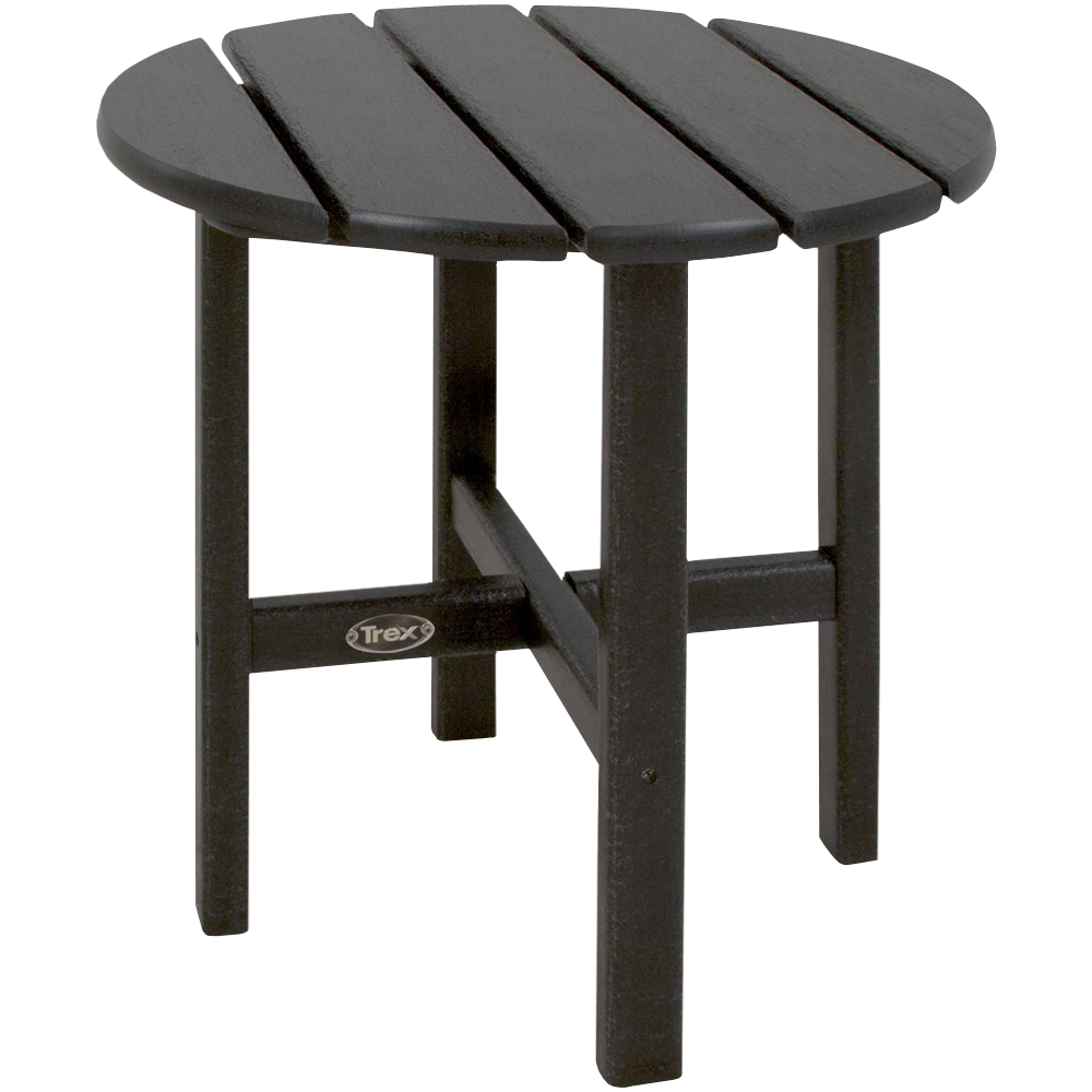 Trex Outdoor Furniture Cape Cod Round 18-Inch Side Table