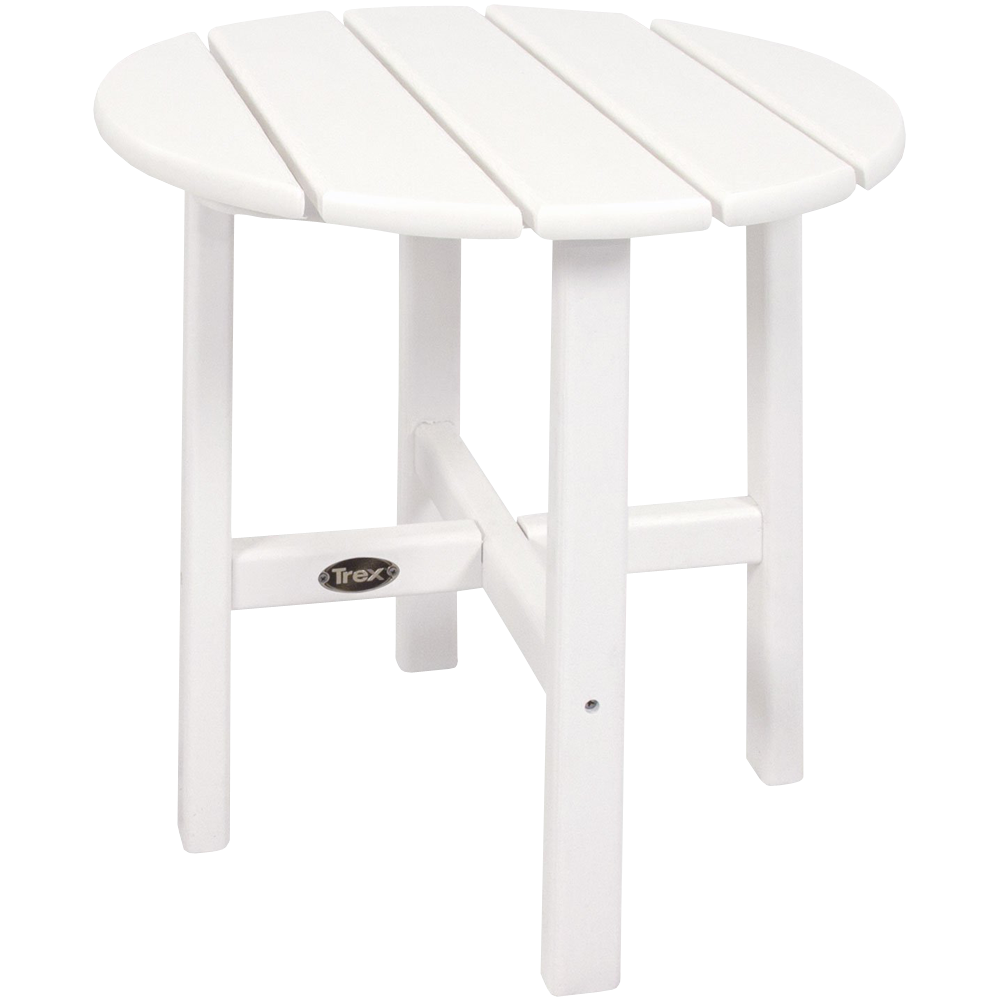 Trex Outdoor Furniture Cape Cod Round 18-Inch Side Table