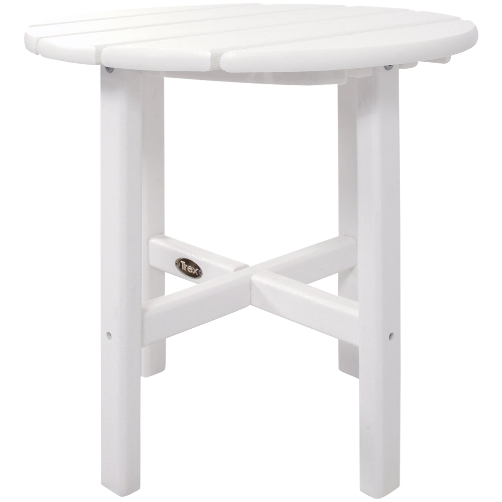 Trex Outdoor Furniture Cape Cod Round 18-Inch Side Table