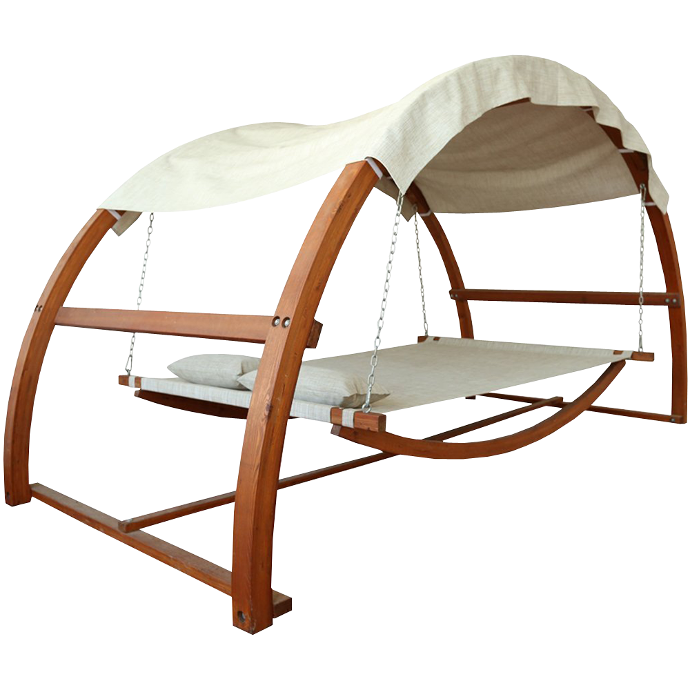 Leisure Season SBWC402 Swing Bed with Canopy